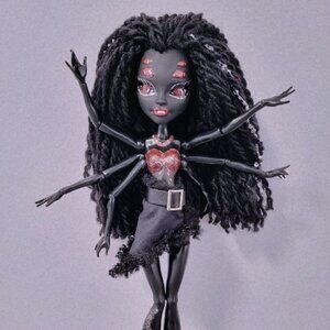 OOAK Monster Doll Black Widow Spider